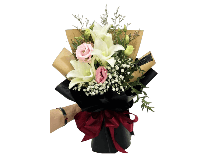 Buket Bunga Elegan Pernikahan - Wedding